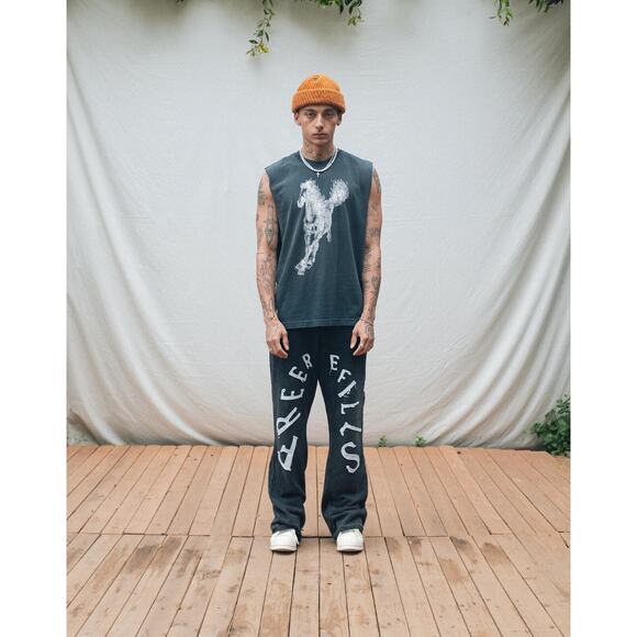 FREE reFILLS Readywear Men's Tank Top Stallion Cutoff Relaxed Fit Tee T-Shirt - Picture 4 of 5